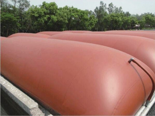 紅膜軟體沼氣池